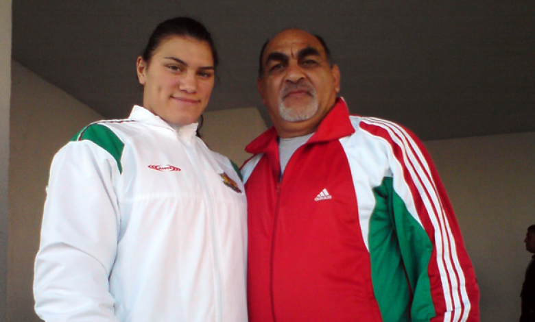 Тереза Джурова с треньора си Ташко Танов