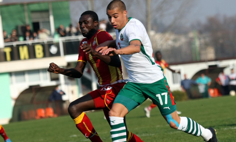 Момчил Цветанов вкара и двата гола във вратата на Гана /снимка Sportal