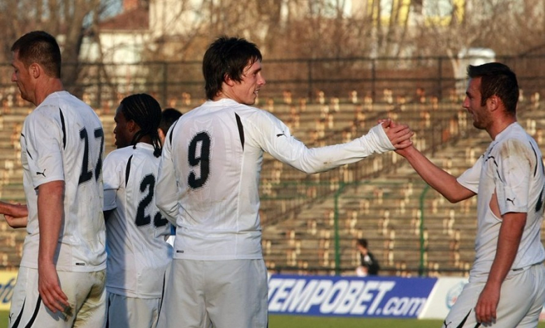 Георги Христов вкара първите си 2 гола за Славия в &quot;А&quot; група /снимка Спортни.бг