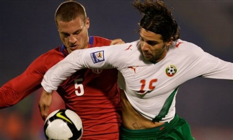 Благой Георгиев вкара почетното попадение за България при загубата с 1:6 от Сърбия в края на 2008 година