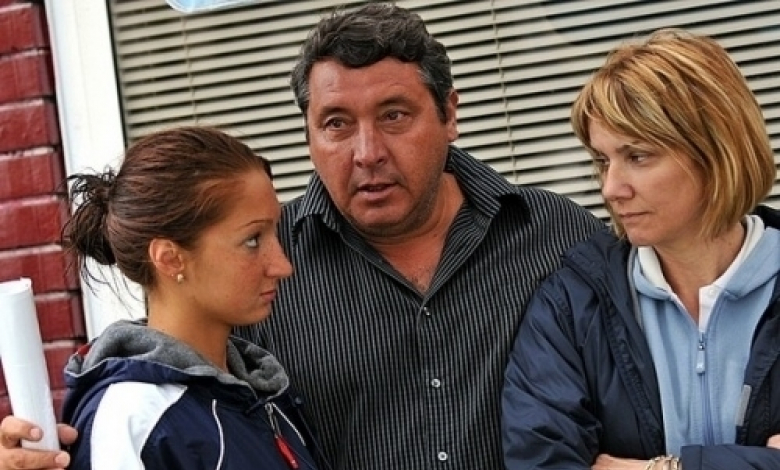 Нина Рангелова, треньорът й Веселин Суров и Таня Богомилова