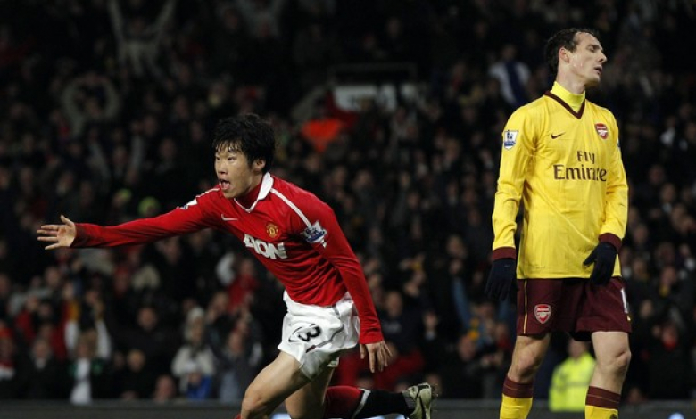 Джи-Сунг Парк донесе победата на Манчестър Юнайтед в последния сблъсък с Арсенал