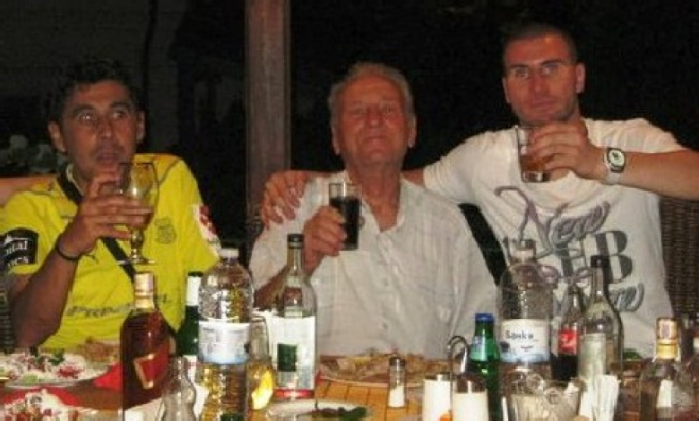 Георги Кабаков с дядо си /снимки bgreferee.org