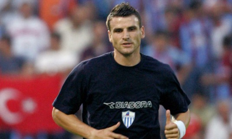 Марко Хабер като футболист на Анортозис