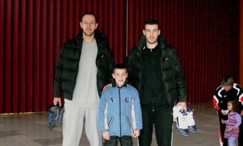 Стефан Георгиев (вляво) и брат му Златин