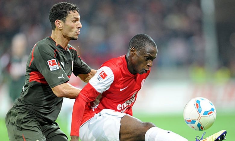 Уджа (вдясно) вкара 2 гола за Майнц /снимка kicker.de