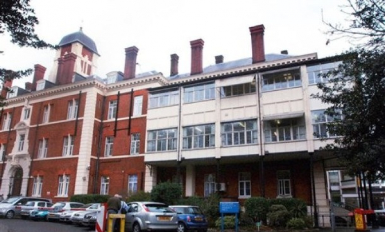 Лондонската болница, в която е настанен Муамба