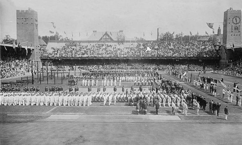 Откриване на олимпийските игри в Стокхолм през 1912 година