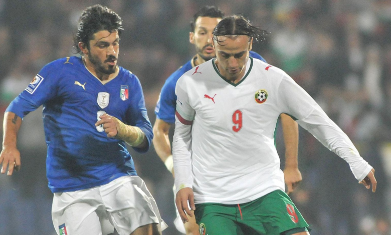 Бербатов срещу Италия в световна квалификация през есента на 2008 година. Сега на националите отново предстои мач с &quot;адзурите&quot;