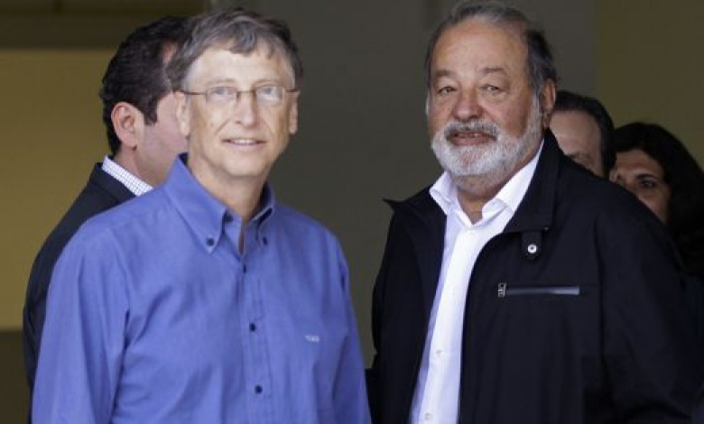 Бил Гейтс и Карлос Слим, снимка: REUTERS

