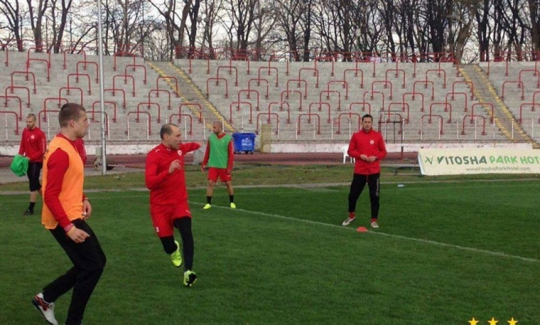 Мартин Петров се включи в днешната тренировка на ЦСКА