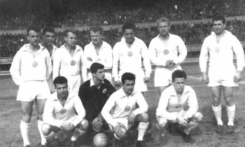 Шампионският състав на ЦСКА от 50-те години