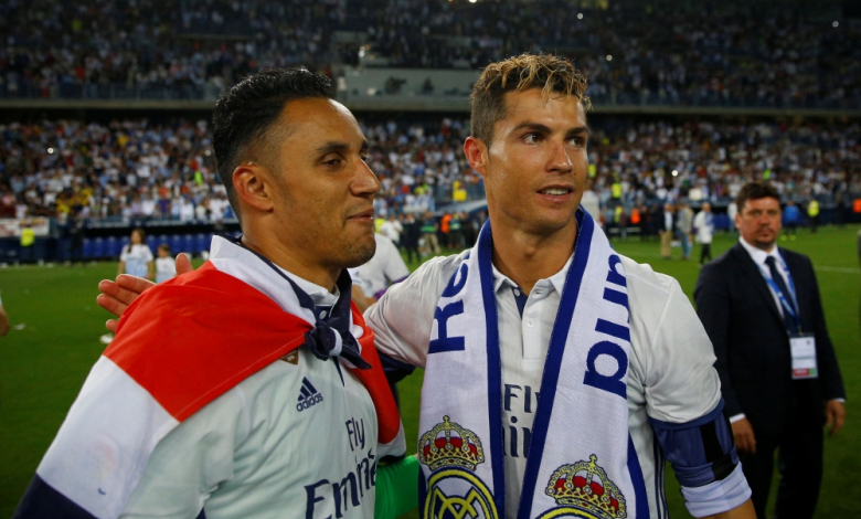 Навас и Роналдо ликуват след победата над Малага/ снимка: REUTERS