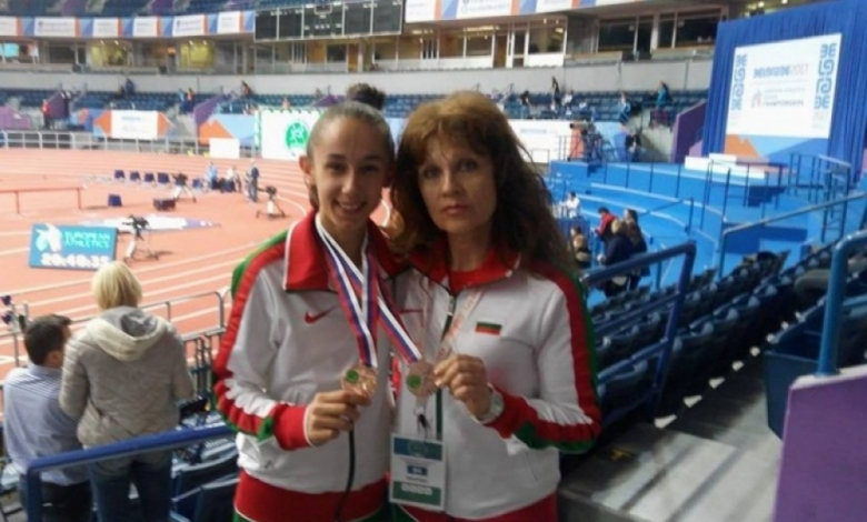 Лиляна Георгиева и треньорката й Радмила Станкович