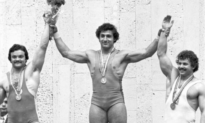 Подиумът с медалистите от Москва`80