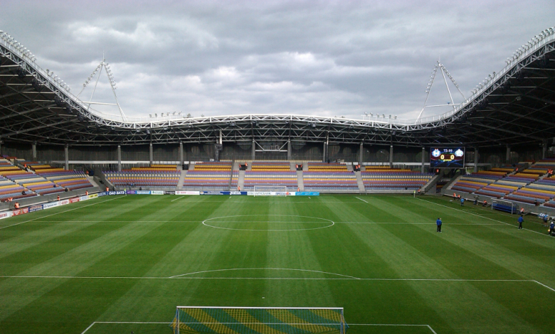 Стадионът на БАТЕ Борисов