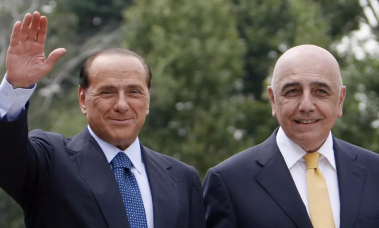 Силвио Берлускони и Адриано Галиани