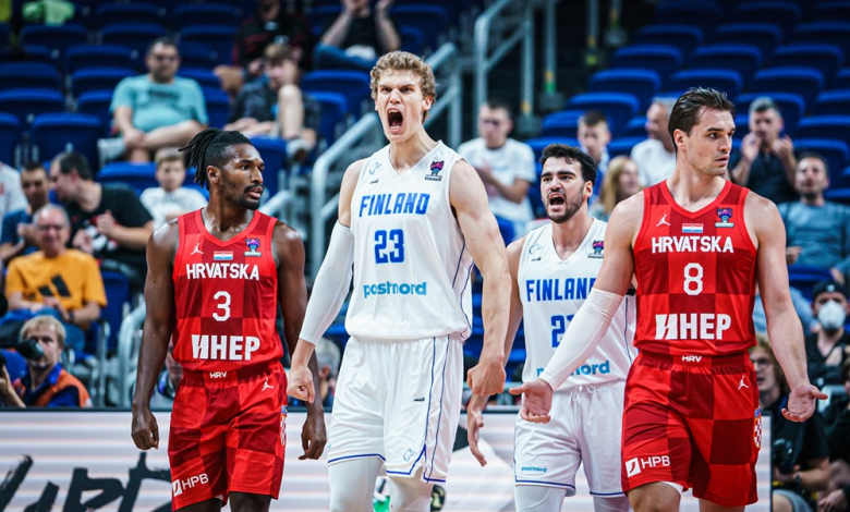 Финландия за първи път на 1/4-финал, снимка: FIBA