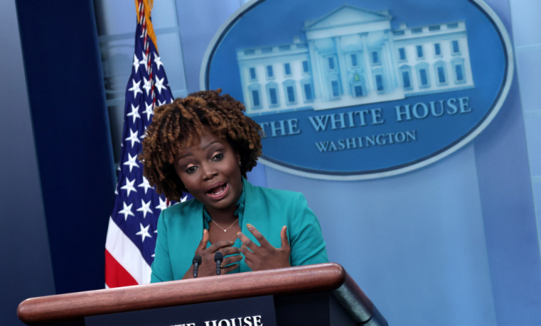 Говорителят на Белия дом Карин Жан-Пиер; снимка:Getty Images/Guliver
