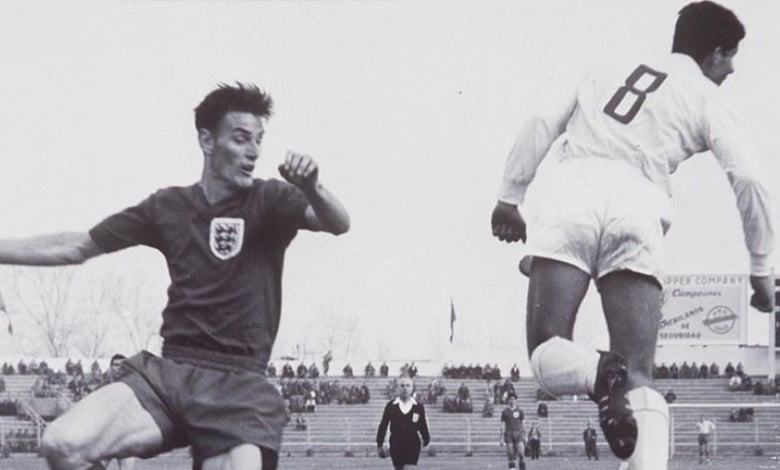 Момент от първото ни участие на Мондиал - през 1962 година. Снимката е от мача с Англия (0:0)
