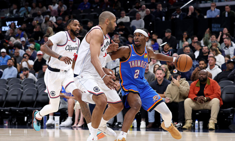 Шай Гилджъс-Алекзандър (с топката) / Снимка: Getty Images