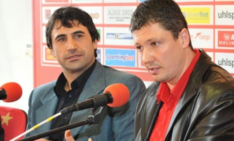 Калоян Стоянов (вляво) /снимка cska.bg