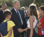 Президентът Радев спортува с деца