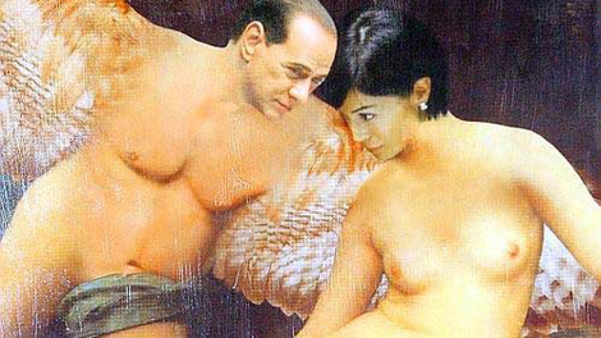 Берлускони нарисуван като “ангел на любовта”