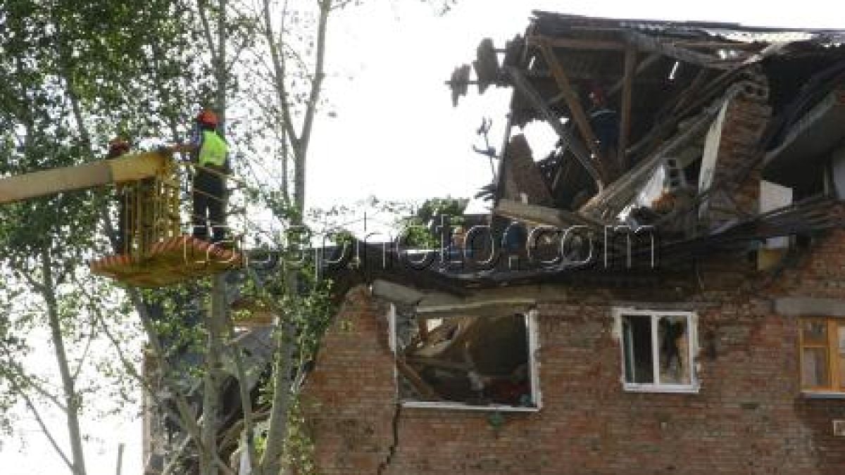 Взрив в семейно общежитие в Красноярск 