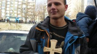 26-годишният габровец Петко Георгиев докопа за втори път богоявленският кръст тази година