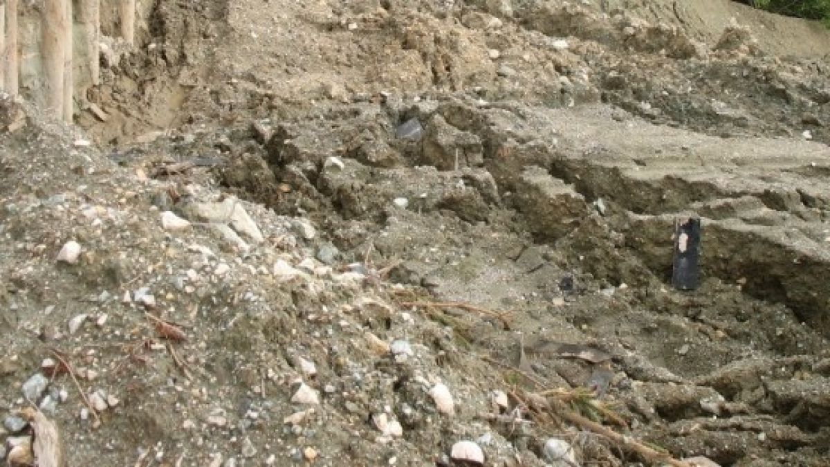 Свлачище тръгна в курорта Албена