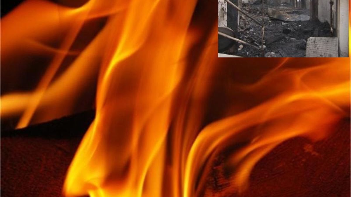 Маскирани разбиват вратата с кирка, заливат пода и драскат клечката