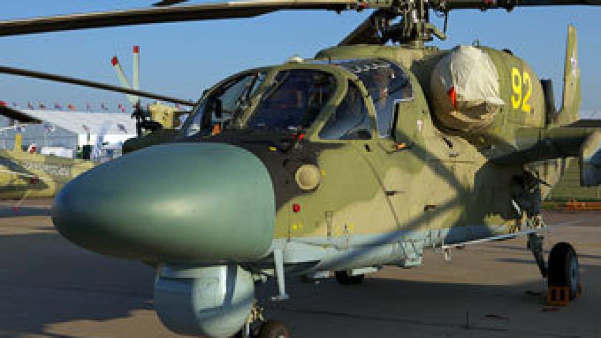 Руският боен вертолет „Алигатор” премина морски изпитания