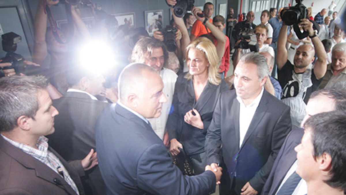 Бойко и Камата на първа копка в Пловдив