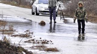 Хасковското село Динево е под вода 