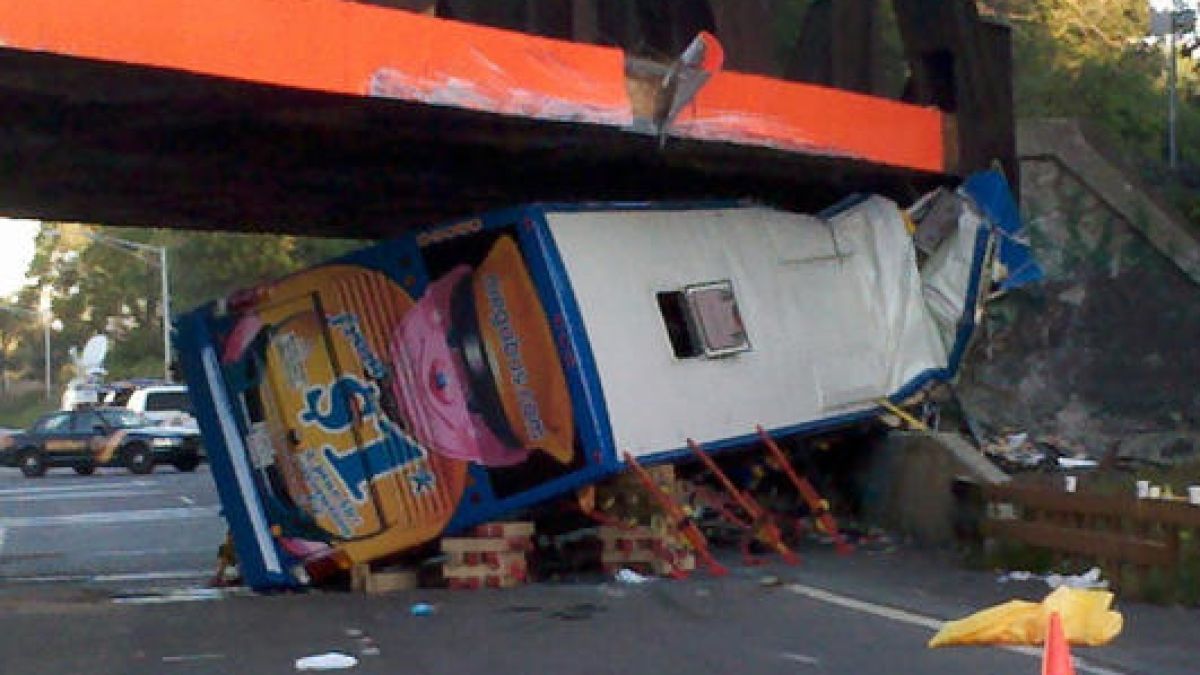 Автобус с 38 души падна от мост в Румъния
