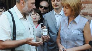 Фандъкова получи пръст от гроба на кан Кубрат