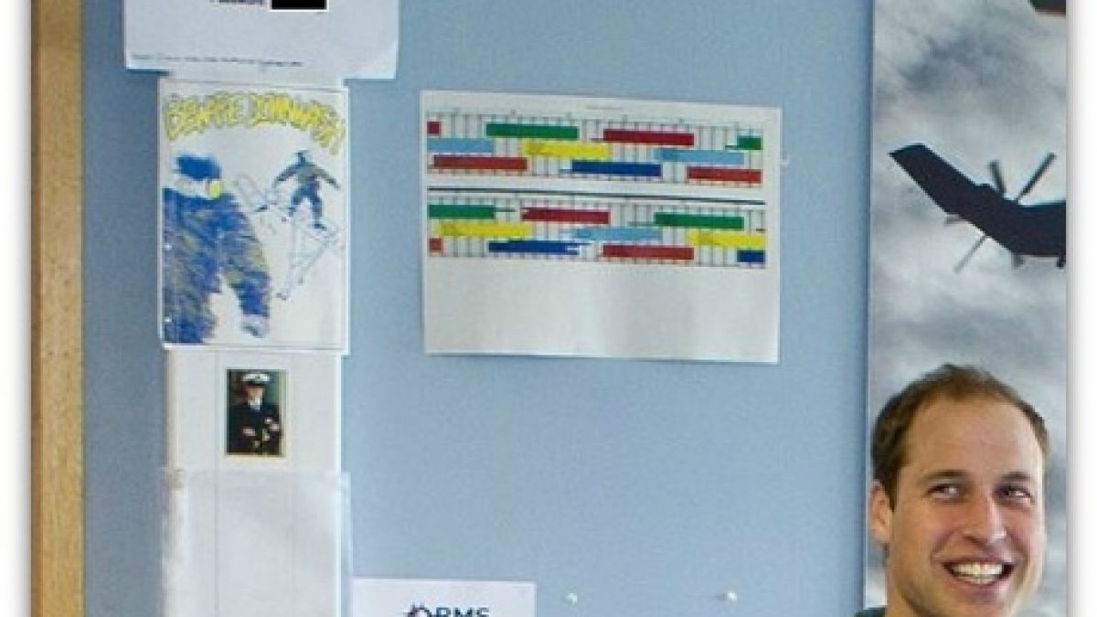 Снимки на принц Уилям разкрили секретна информация