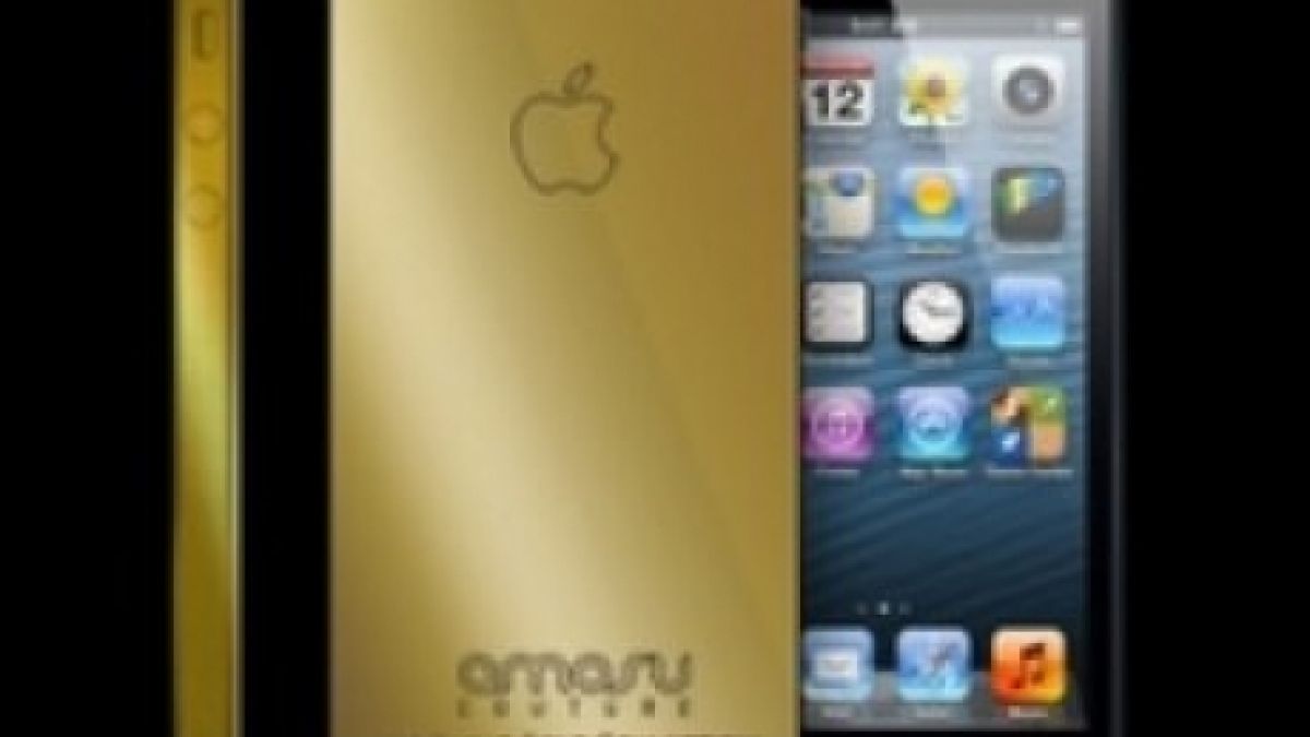Златен iPhone 5 за $ 5800 пуснаха във Великобритания