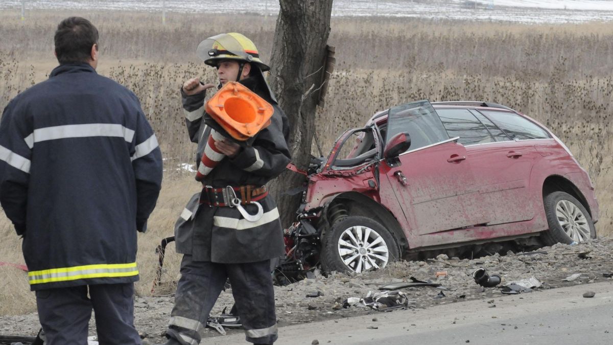 Шофьор загина при удар в дърво