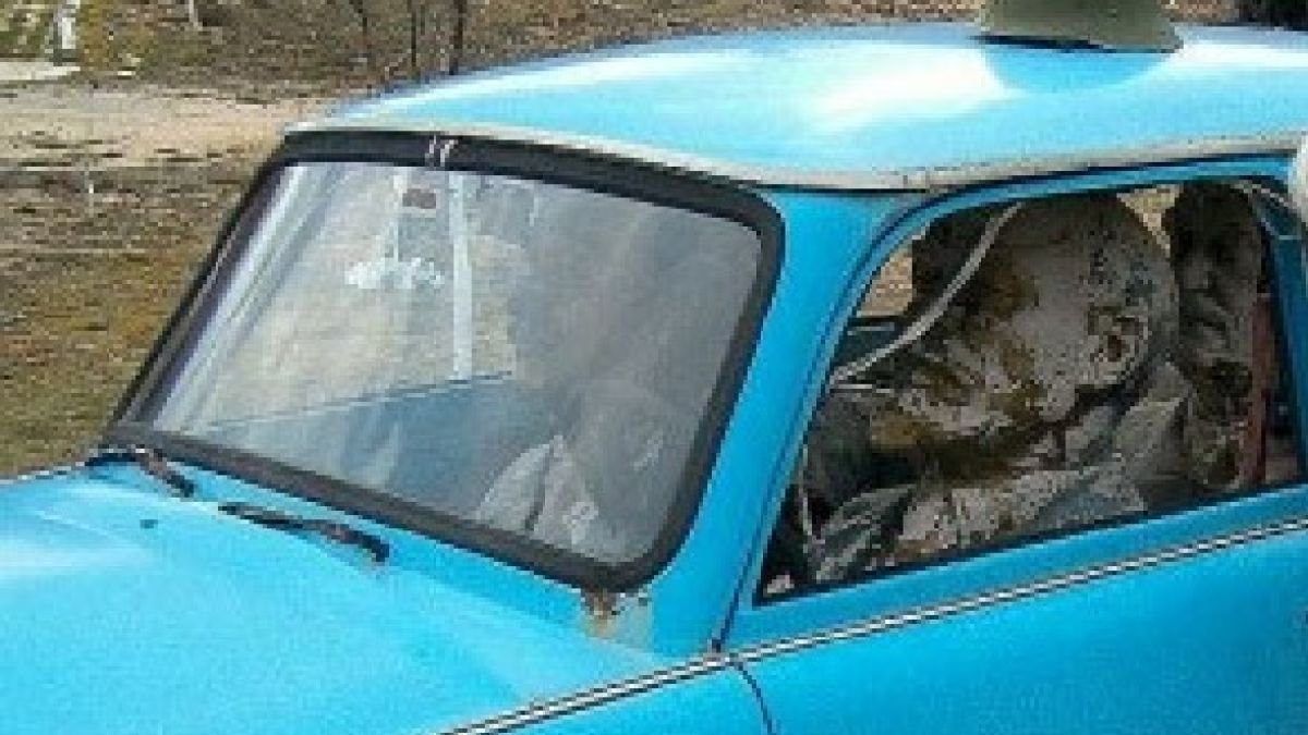 Ленин подкара трабант край Мадан