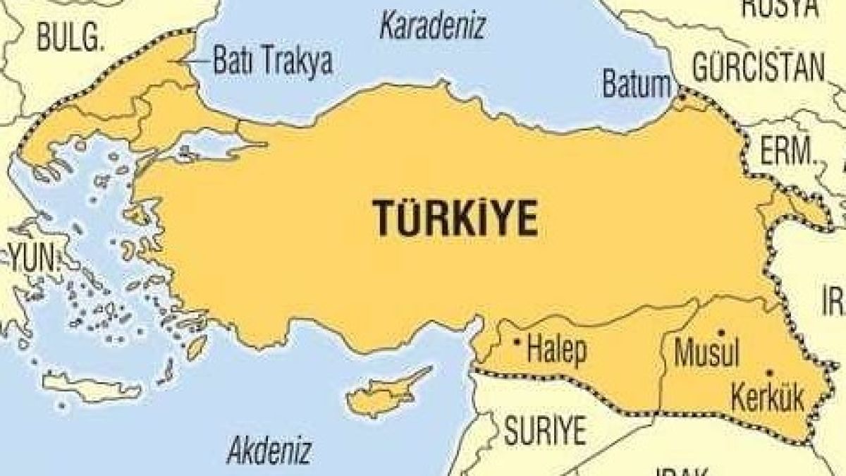 България до Пловдив в границите на "Нова Турция"
