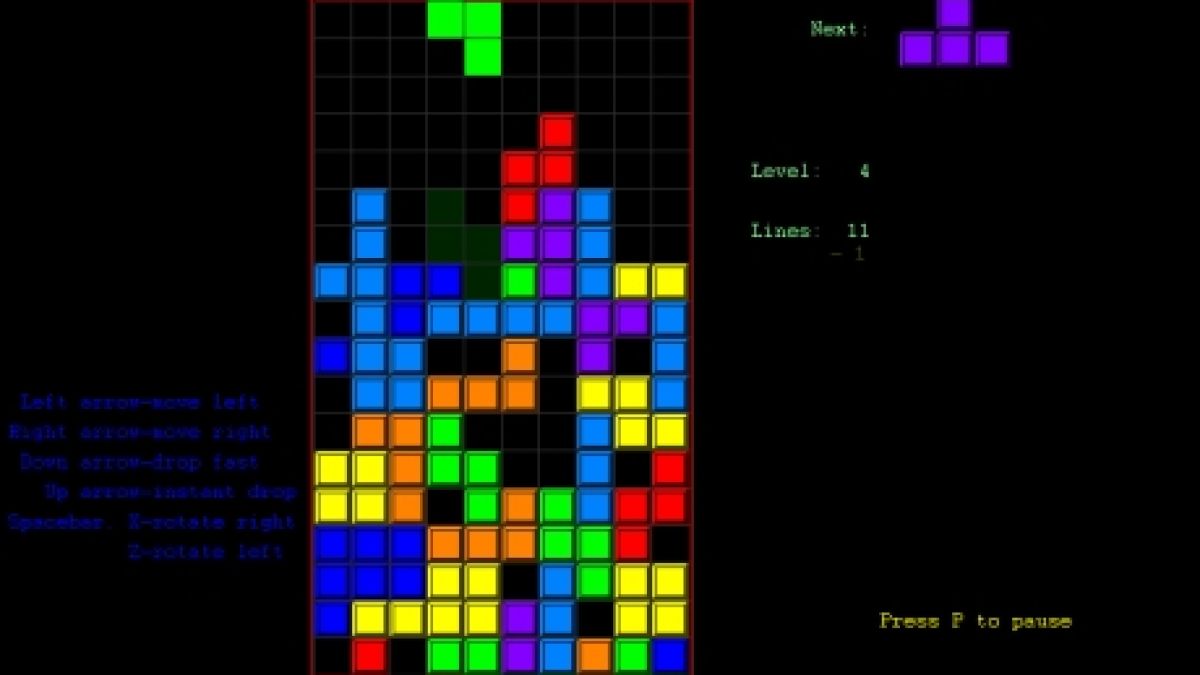 Играта на Tetris подобрява зрението