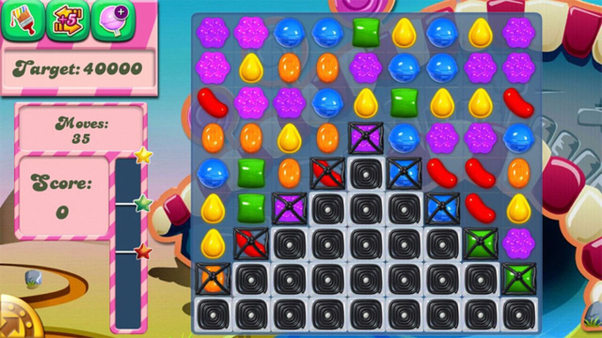 Бонбончета бутнаха Angry Birds от върха