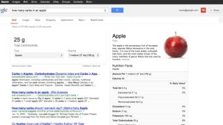 Google Search вече дава информация за калориите в храната 
