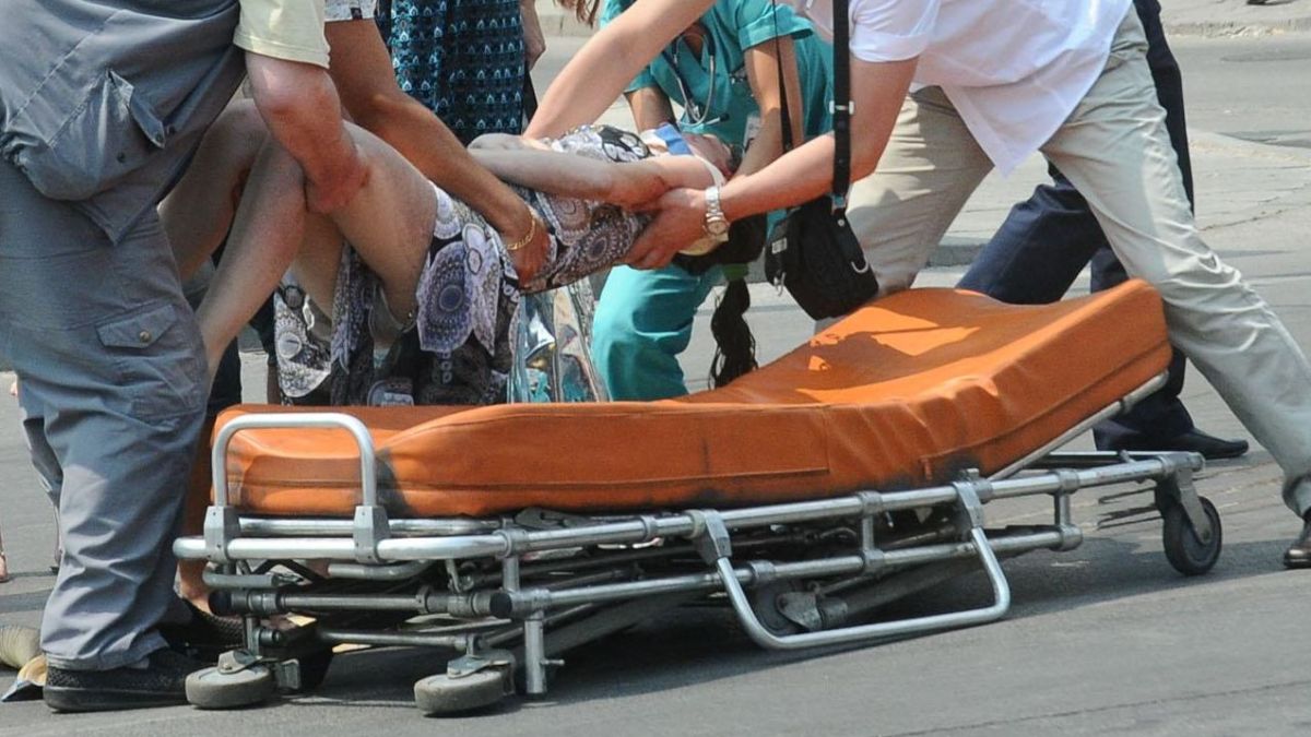 Жена колабира пред пощата в Благоевград