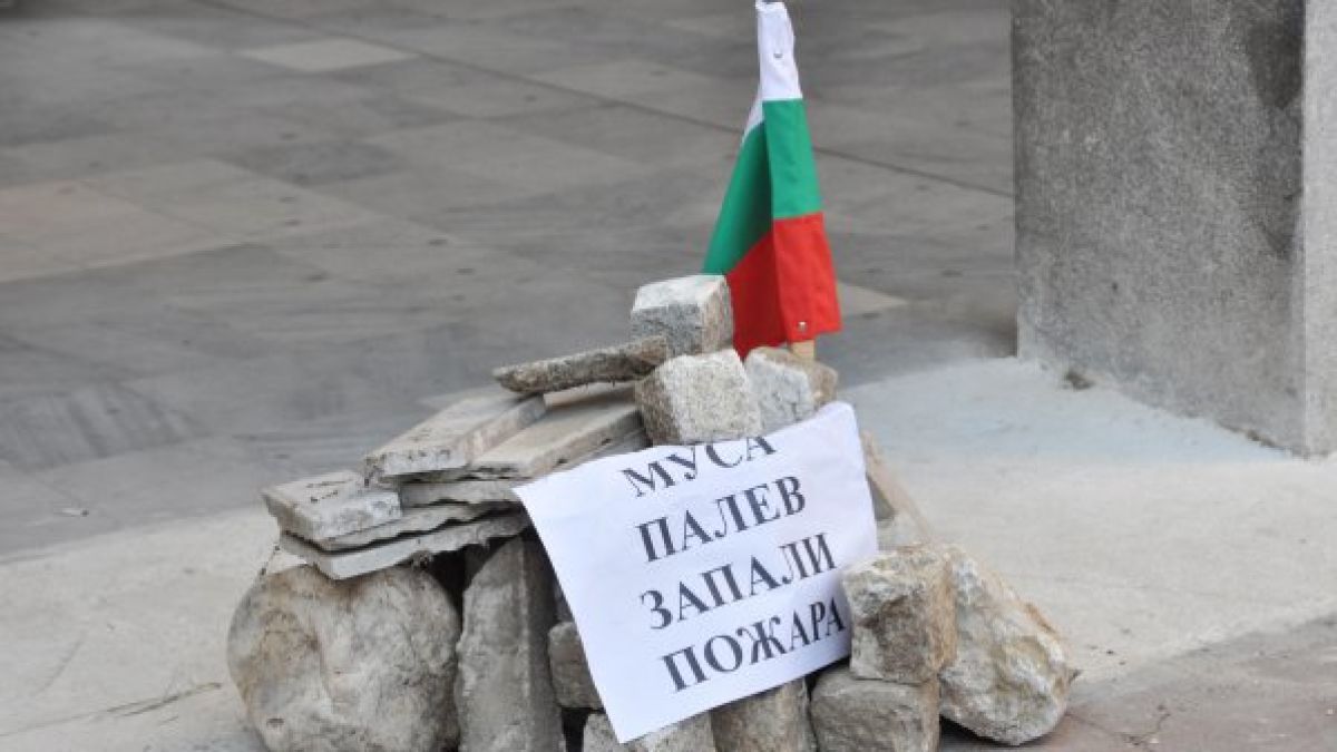 Само петима протестираха срещу Муса Палев