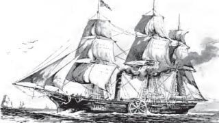 22.5.1819 г.: "Савана" е първият кораб с парен двигател, прекосил Атлантическия океан