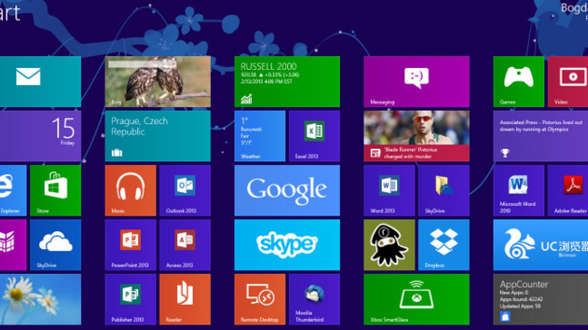 Windows 9 се променя според джаджата