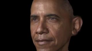 Направиха 3D портрет на Барак Обама (ВИДЕО)